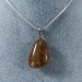 Honey CALCITE Pendant in Sterling Silver 925-SAGITTARIUS CANCER MINERALS Necklace-5