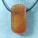 Pendentif GEMME de Agate Cornaline Grand Collier Charm Pendentif Minéraux Chakra-2