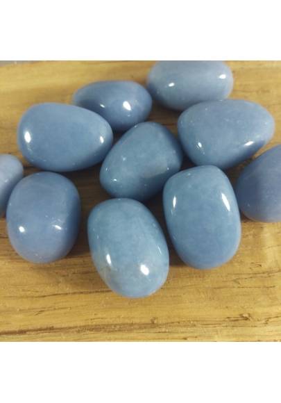 Tumbled Angelite Crystal BIG MINERALS Crystal Healing [ Tumbled Angelite BIG ]-1