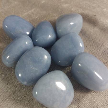 Tumbled Angelite Crystal BIG MINERALS Crystal Healing [ Tumbled Angelite BIG ]-3