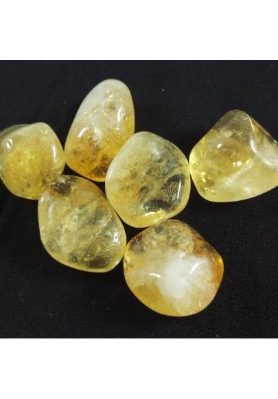 Quarzo CITRINO Burattato Autentico Qualità A+ Collezione Minerali Cristalli RARI-1