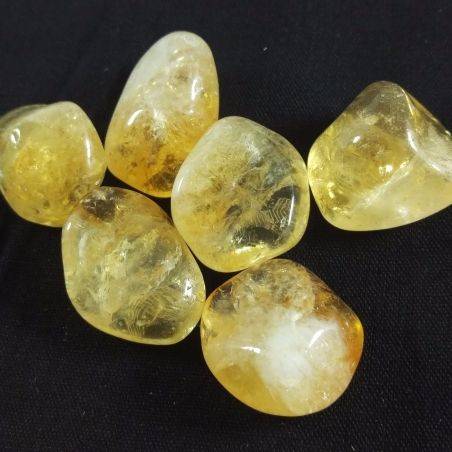 Quarzo CITRINO Burattato Autentico Qualità A+ Collezione Minerali Cristalli RARI-1
