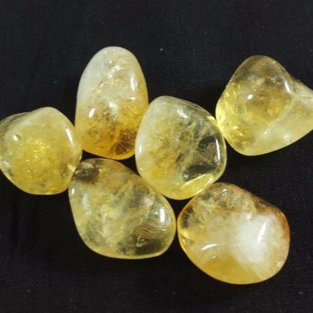 Quarzo CITRINO Burattato Autentico Qualità A+ Collezione Minerali Cristalli RARI-2