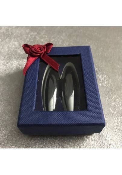 PROFESSIONAL Massage Stone Magnetic Hematite + Scatola Chakra Crystal Healing-1