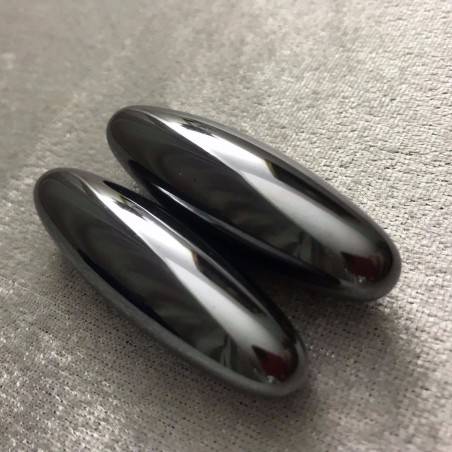 PROFESSIONAL Massage Stone Magnetic Hematite + Scatola Chakra Crystal Healing-2