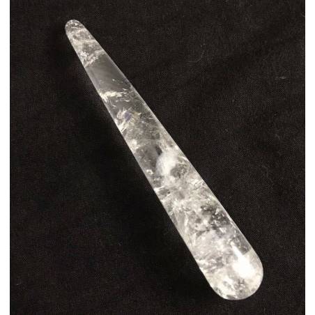 PROFESSIONAL Massage Stone Hyaline Quartz  Cone Cylinder Crystal Healing MINERALS-2