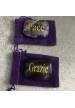 AMETHYST Crystal Peace Palmstone Tumbled Stone Plate Crystal Healing MINERALS A+-5