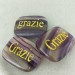 Palmstone of THANKS in Fluorite Gift Idea Crystal Healing Plate Chakra-2