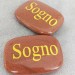 Palmstone of DREAM in Red SUNSTONE Crystal Healing Plate Gift Idea Zen-1