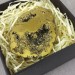 Golden Geode AQUA AURA A+ + Box Crystal Healing Quartz Rock CRYSTAL MINERALS-4