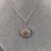 Ciondolo in Agata OCCHIO di BUDDHA Chiaro Collana Cristalloterapia Chakra Reiki-1