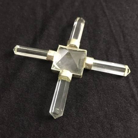 Clean Energy Generator in Hyaline Quartz PYRAMID Chakra Crystal Healing MINERALS-1
