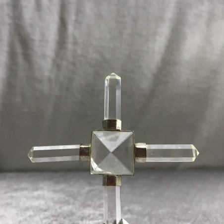 Clean Energy Generator in Hyaline Quartz PYRAMID Chakra Crystal Healing MINERALS-3