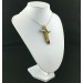 Handmade Cross Cross in Picture Jasper with Silver Plated Necklace Gift Idea-3
