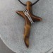 Tiger’s Eye Cross Pendant REAL SILVER Necklace Jewel Chakra Super RARE-1