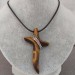 Tiger’s Eye Cross Pendant REAL SILVER Necklace Jewel Chakra Super RARE-3