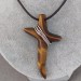 Tiger’s Eye Cross Pendant REAL SILVER Necklace Jewel Chakra Super RARE-4