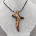 Tiger’s Eye Cross Pendant REAL SILVER Necklace Jewel Chakra Super RARE-5
