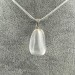 Pendant in True Opal Quartz Sterling Silver 925 Necklace Charm Crystal Healing Zen-1