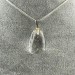 Pendant in Hyaline Quartz Sterling Silver 925 Necklace Charm Rock CRYSTAL Jewel-1
