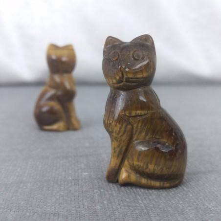 TIGER'S EYE Cat Home Animals Crystal Healing Minerals Polished Reiki-1