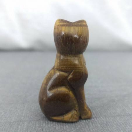 TIGER'S EYE Cat Home Animals Crystal Healing Minerals Polished Reiki-4