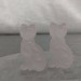 Rose Quartz Cat Home Animals Crystal Healing MINERALS Polished Reiki Zen-3
