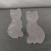 Rose Quartz Cat Home Animals Crystal Healing MINERALS Polished Reiki Zen-7