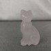 Rose Quartz Cat Home Animals Crystal Healing MINERALS Polished Reiki Zen-8