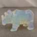 Rhinoceros in Opale Handmade Animals Stone Chakra Buddha Feng Shui Reiki-3