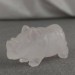 Rhinoceros in Rose Quartz Polished Animals Stone Chakra Buddha Feng Shui A+-1