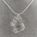 Elephant Pendant in Hyaline Quartz Necklace Rock CRYSTAL Crystal Healing-2