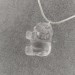 Elephant Pendant in Hyaline Quartz Necklace Rock CRYSTAL Crystal Healing-3