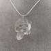 Turtle Pendant in Hyaline Quartz Rock CRYSTAL Necklace Gift Idea Charm-1