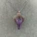 Dogtooth AMETHYST Pendant Angel with SILVER Plated Necklace Mystic-1