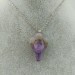 Dogtooth AMETHYST Pendant Angel with SILVER Plated Necklace Mystic-2