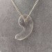 Pendant "Yin Yang" in PURE Hyaline Quartz ROCK CRYSTAL Necklace Jewel Charm-1