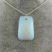 Pendentif GEMME de Quartz Opale À facettes Avec Bijoux Plaqué Argent Collier-1