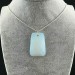 Pendentif GEMME de Quartz Opale À facettes Avec Bijoux Plaqué Argent Collier-2