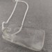 Pendant Gemstone of Hyaline Quartz Faceted with Monile SILVER Plated Necklace-3