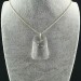 Pendant Gemstone of Hyaline Quartz Faceted Necklace Chain Crystal Healing A+-2