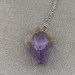 Dogtooth Amethyst Pendant Angel- PISCES TAURUS ARIES MINERALS Crystal Healing-3